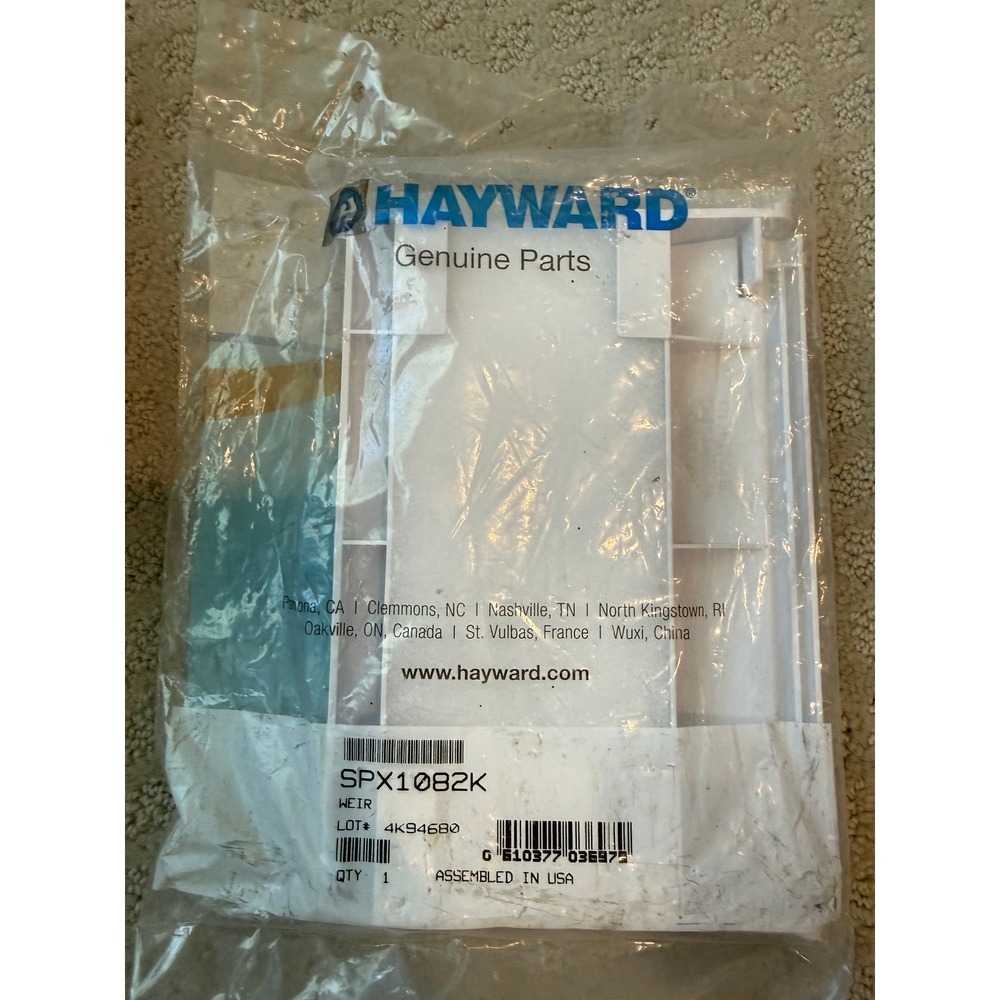 Hayward SPX1082K Weir Genuine Replacement Part White Pool Skimmer Flap‎ NEW
